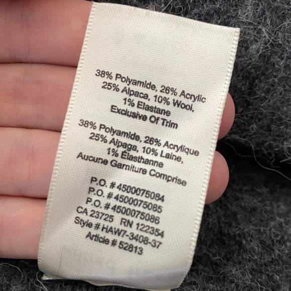 Wilfred Free XS long cardigan - looks gray but is more of a cream colour - Picture 5 of 6